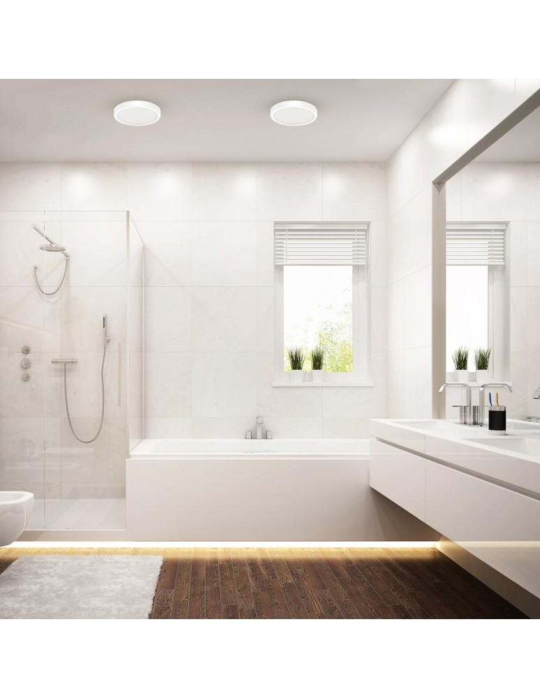 Hermetic plafonds - Eco-Light Plafond Vera 12W 4000K White IP65 EKP0468 - product kolory-swiatla.pl 3