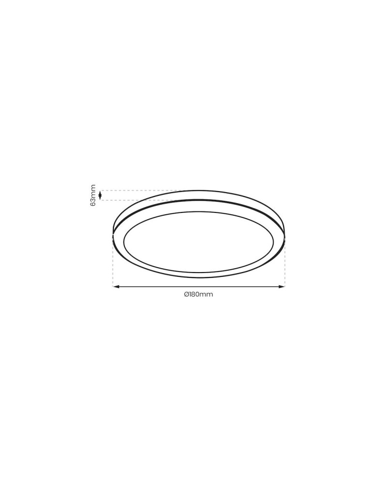 Hermetic plafonds - Eco-Light Plafond Vera 12W 4000K White IP65 EKP0468 - product kolory-swiatla.pl 4