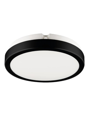Eco-Light Plafond Vera 12W 4000K Black IP65 EKP0469