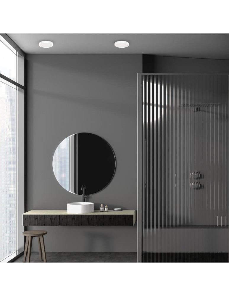 Hermetic plafonds - Eco-Light Plafond Vera 18W 4000K White IP65 EKP0470 - product kolory-swiatla.pl 3