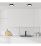 Eko-Light Plafon Vera 24W 4000K Czarny IP65 EKP0473