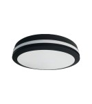Hermetic plafonds - Eco-Light Plafon Marlon 12W 4000K Black IP54 EKP0474 - product 1