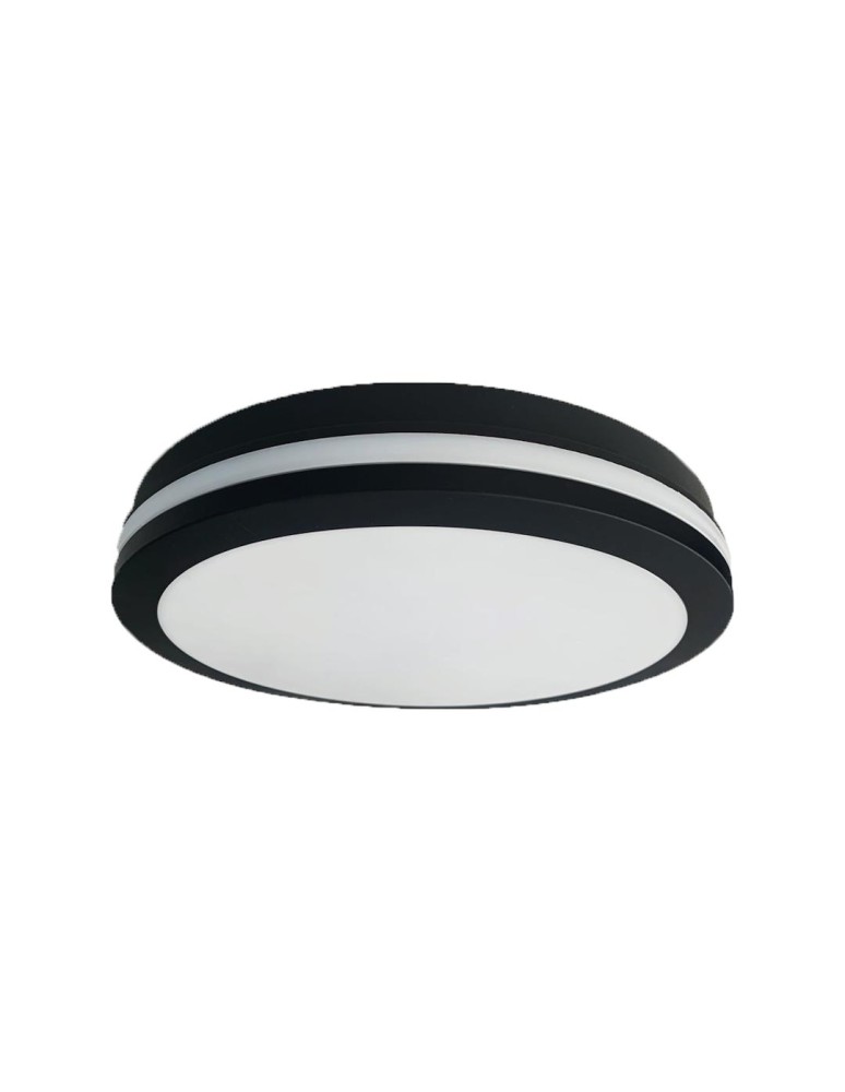 Hermetic plafonds - Eco-Light Plafon Marlon 12W 4000K Black IP54 EKP0474 - product kolory-swiatla.pl 6