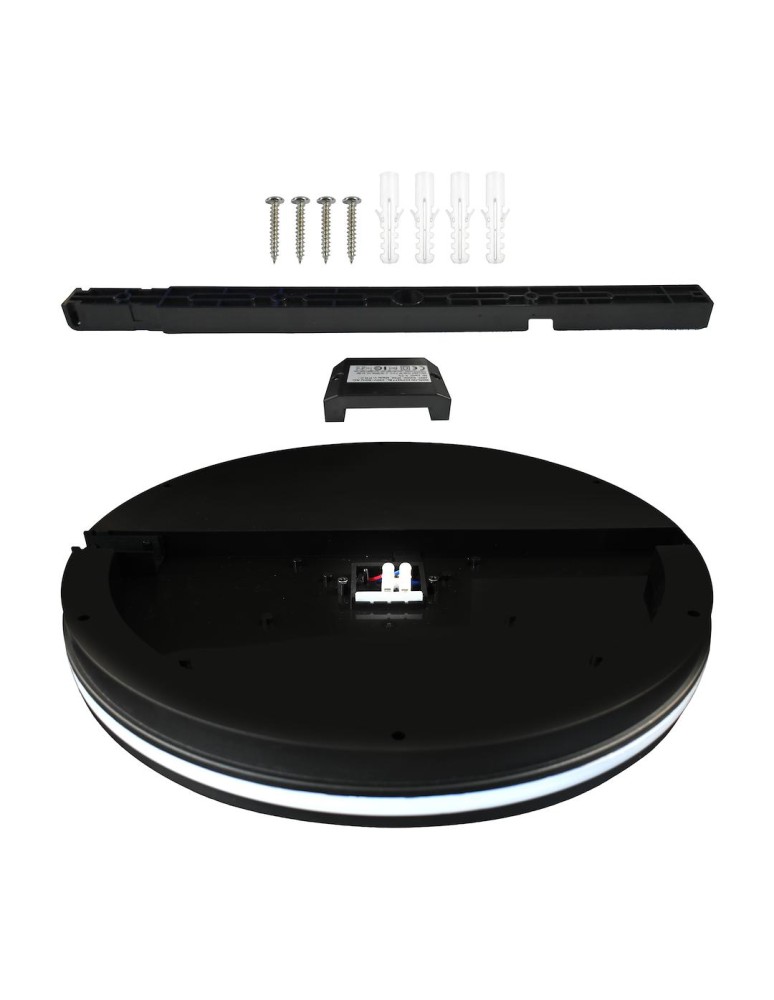 Hermetic plafonds - Eco-Light Plafon Marlon 18W 4000K Black IP54 EKP0475 - product kolory-swiatla.pl 4