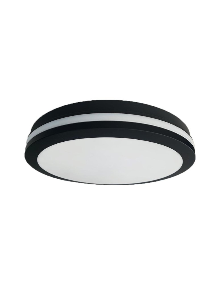 Eko-Light Plafon Marlon 18W 4000K Czarny IP54 EKP0475