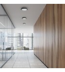 Eko-Light Plafon Marlon 36W 4000K Czarny IP54 EKP0476