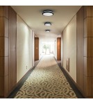 Eko-Light Plafon Marlon 48W 4000K Czarny IP54 EKP0477