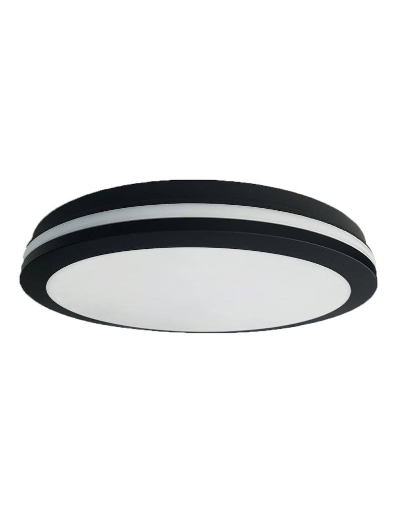 Eko-Light Plafon Marlon 48W 4000K Czarny IP54 EKP0477