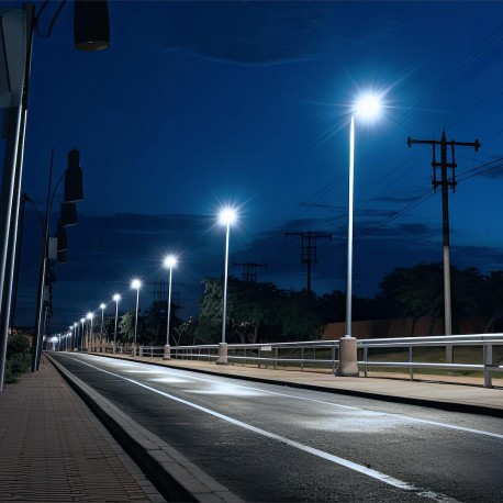 Eko-Light Latarnia Solarna Kers 400W 2700lm 6500K EKO0547