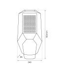 Solar lamps - Eko-Light Solar Cobra Lantern 200W 6500K EKO0548 - product 7