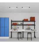 Lighting beams - Eco-Light LED Batten strip 18W 60cm 4000K - Black ML0748 - product 3