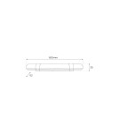 Lighting beams - Eko-Light Led Batten strip 18W 60cm 1850lm 4000K IP65 EK0850 - product 6