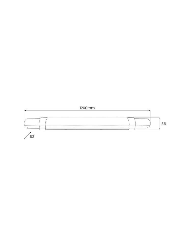 Lighting beams - Eko-Light Led Batten strip 36W 120cm 3850lm 4000K IP65 EK0851 - product kolory-swiatla.pl 6