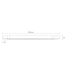 Lighting beams - Eko-Light Led Batten strip 48W 150cm 5200lm 4000K IP65 EK0852 - product 6