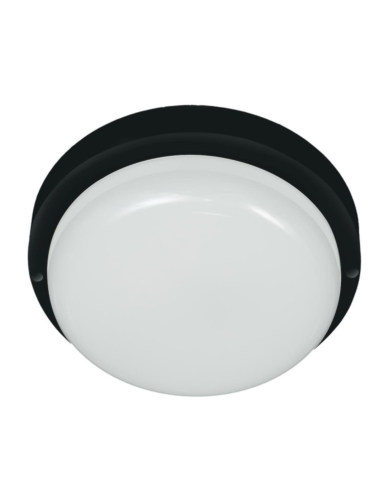 Hermetic plafonds - Eko-Light Davo Circular 8W 4000K IP64 Black EK1038 Duct luminaire. - product kolory-swiatla.pl 1