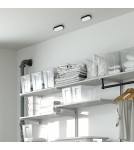 Hermetic plafonds - Eco-Light Davo Oval 8W 4000K IP64 Black EK1039 Duct luminaire. - product 2