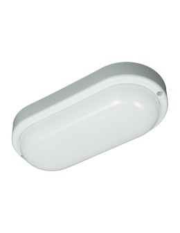 Eco-Light Davo Oval 8W 4000K IP64 White EK1079 Duct luminaire.
