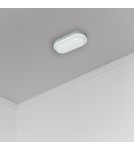 Hermetic plafonds - Eco-Light Davo Oval 8W 4000K IP64 White EK1079 Duct luminaire. - product 3