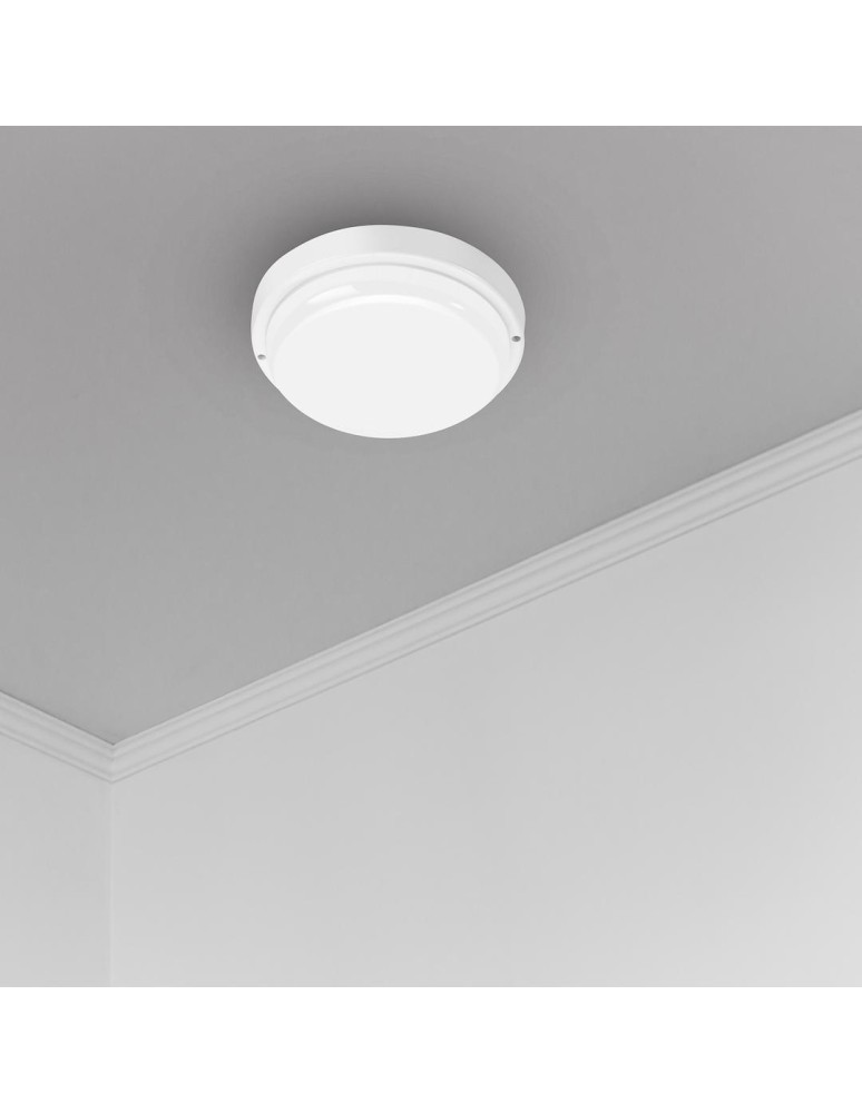 Hermetic plafonds - Eco-Light Davo Circular 18W 4000K IP64 White EK1080 Duct luminaire. - product kolory-swiatla.pl 3