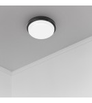 Hermetic plafonds - Eko-Light Davo Circular 18W 4000K IP64 Black EK1081 Duct luminaire. - product 3