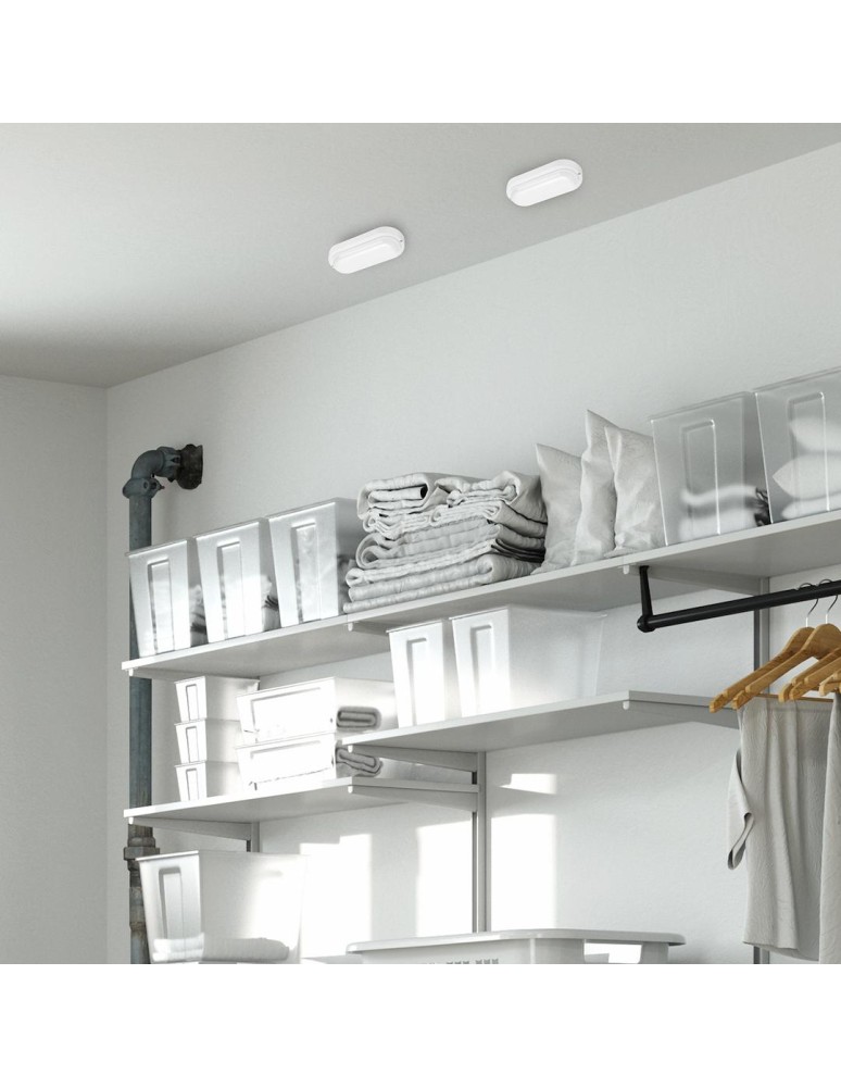 Eko-Light Oprawa Kanałowa Davo Owal 18W 4000K IP64 Biały EK1082