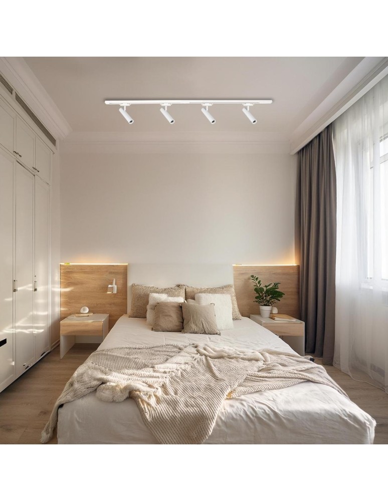 Lamps for 1 phase busbars - Milagro Magro 7W 2700/4000K White 1 Circuit Reflector ML1118 - product kolory-swiatla.pl 6