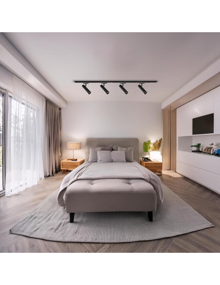 Milagro Reflektor Magro 7W 2700/4000K Czarny 1 Obwodowy ML1119