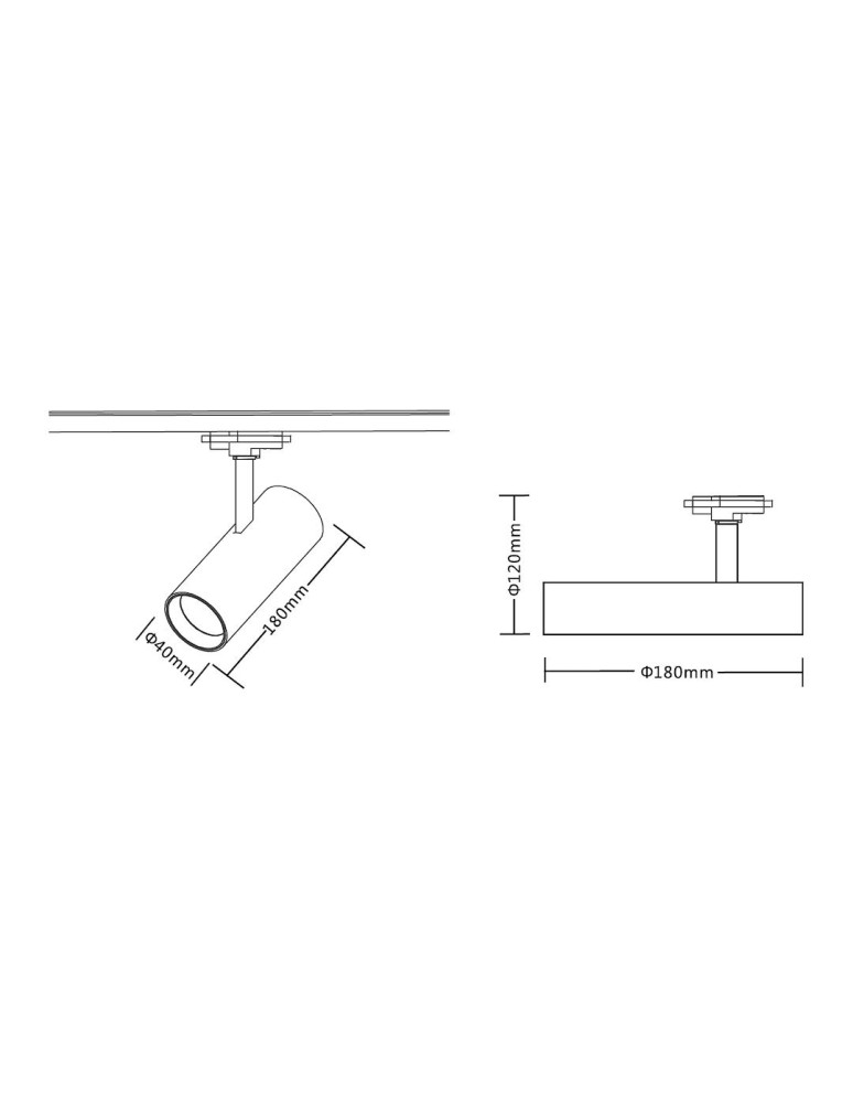 Lamps for 1 phase busbars - Milagro Reflector Magro 7W 2700/4000K Black 1 Circuit ML1119 - product kolory-swiatla.pl 7