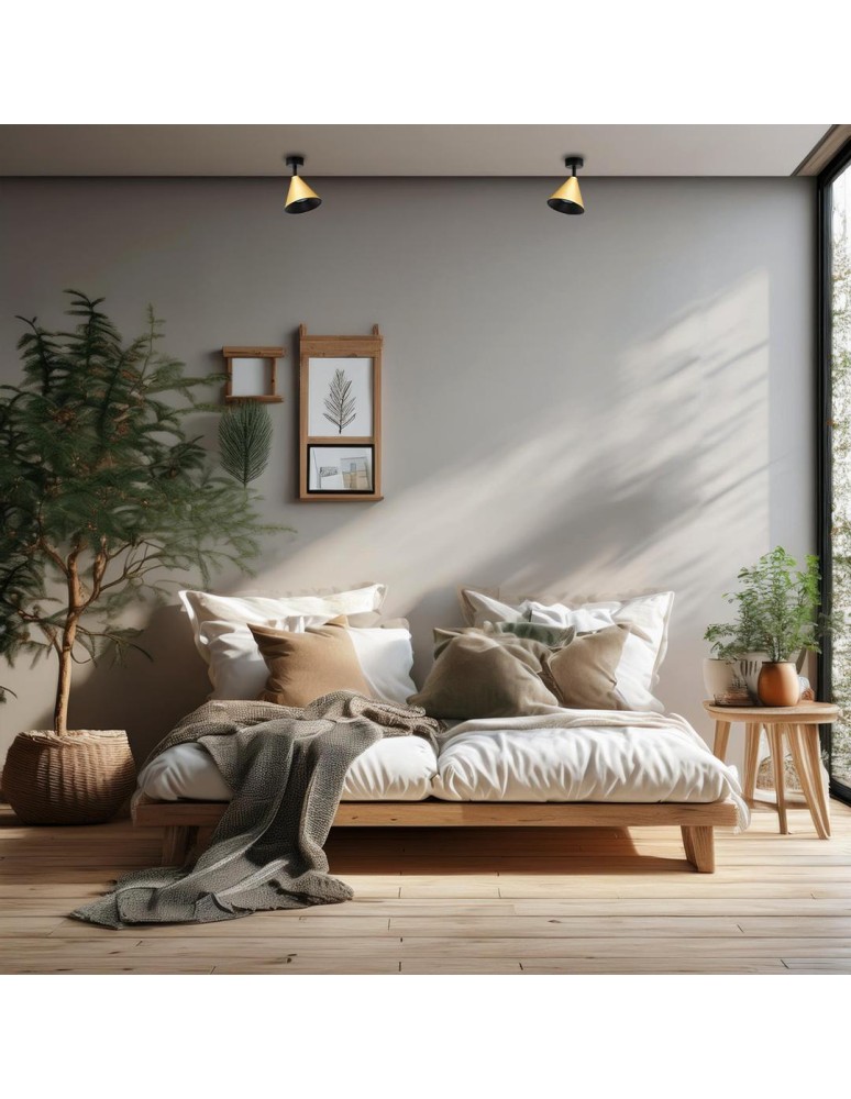 Adjustable ceiling lamps - spots - Milagro Luminaire Cone Spot Gold 1xGU10 ML1120 - product kolory-swiatla.pl 3