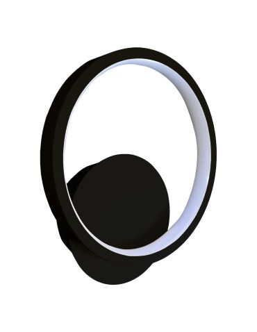 Milagro Wall lamp HOOP BLACK 7W LED ML1540
