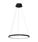 Pendant lamps circles - Milagro HOOP BLACK 27W LED pendant lamp ML1541 - product 1