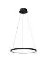 Milagro Lampa wisząca HOOP BLACK 27W LED ML1541