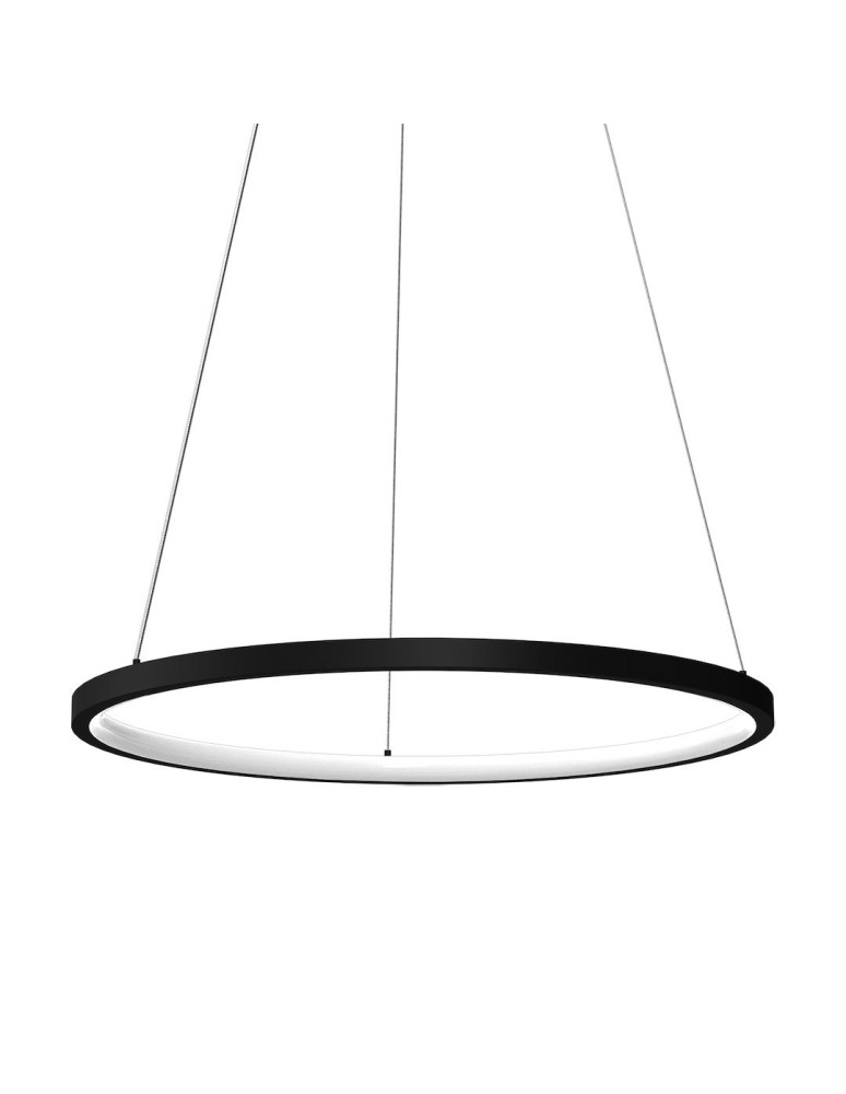 Milagro Lampa wisząca HOOP BLACK 27W LED ML1541