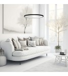 Milagro Lampa wisząca HOOP BLACK 27W LED ML1541