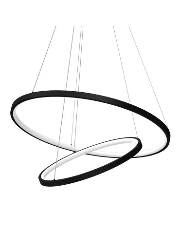 Milagro HOOP BLACK 51W LED pendant lamp ML1542 - product 2