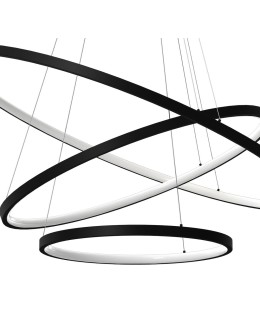 Milagro Lampa wisząca HOOP BLACK 93W LED ML1543 - produkt 2