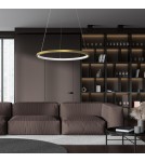 Pendant lamps circles - Milagro HOOP GOLD 27W LED pendant lamp ML1545 - product 4