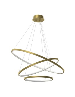 Milagro HOOP GOLD 93W LED pendant lamp ML1547