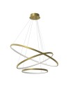 Milagro HOOP GOLD 93W LED pendant lamp ML1547