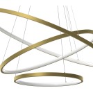 Pendant lamps circles - Milagro HOOP GOLD 93W LED pendant lamp ML1547 - product 2