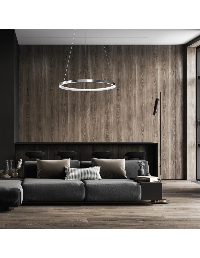 Milagro Lampa wisząca HOOP CHROME 27W LED ML1549