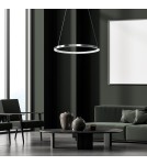 Pendant lamps circles - Milagro HOOP CHROME 27W LED pendant lamp ML1549 - product 4