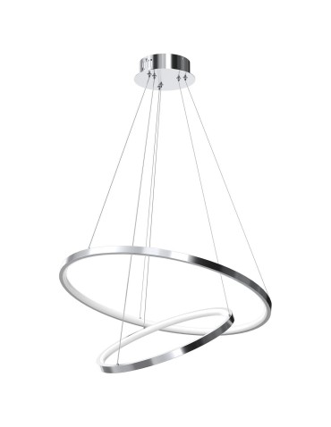 Milagro HOOP CHROME 51W LED pendant lamp ML1550