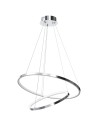Milagro HOOP CHROME 51W LED pendant lamp ML1550