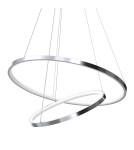 Pendant lamps circles - Milagro HOOP CHROME 51W LED pendant lamp ML1550 - product 2