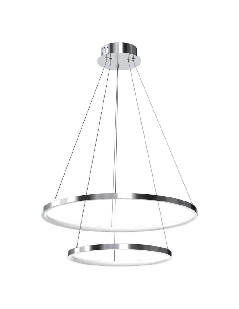 Milagro Lampa wisząca HOOP CHROME 51W LED ML1550