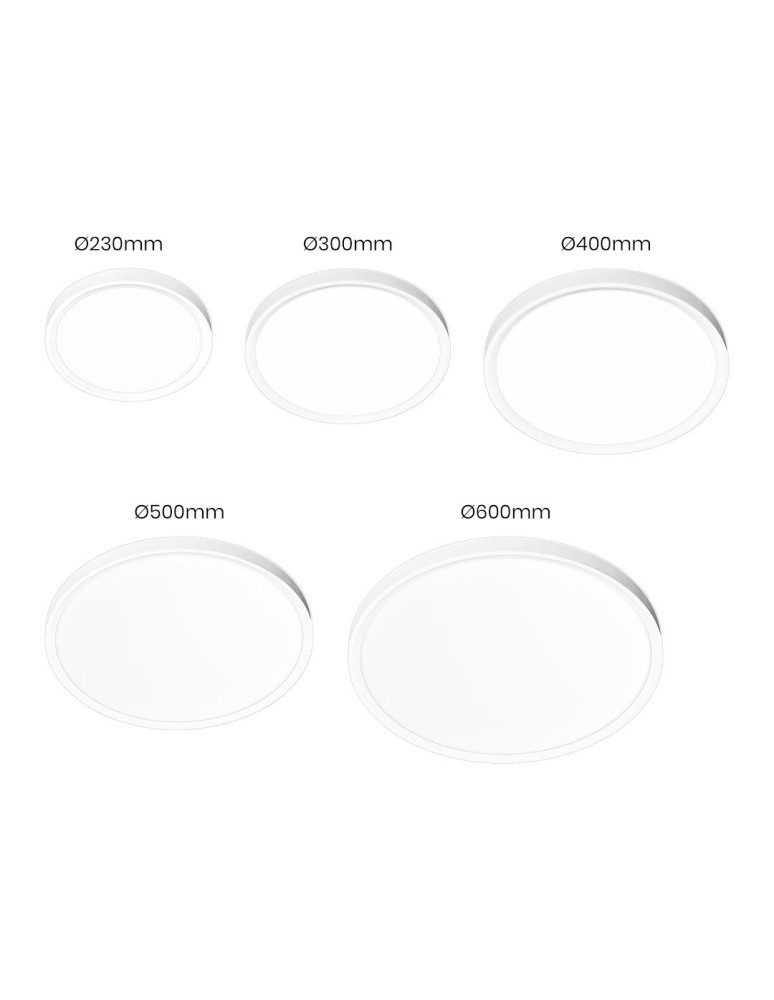 LED Plafonds - Milagro Plafond MAQ 18W 3CCT White ML1660 - product kolory-swiatla.pl 6