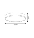 LED Plafonds - Milagro Plafond MAQ 24W 3CCT White ML1661 - product 7