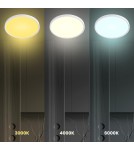 LED Plafonds - Milagro Plafond MAQ 32W 3CCT White ML1662 - product 4