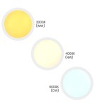 LED Plafonds - Milagro Plafond MAQ 40W 3CCT White ML1663 - product 2